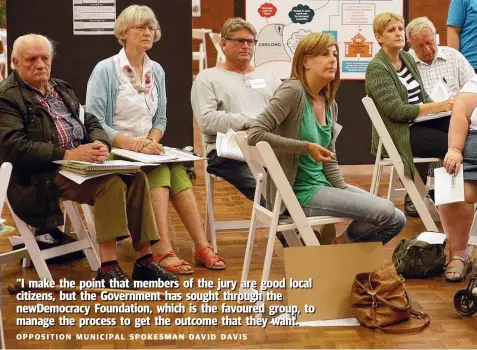  ?? Picture: ALISON WYND ?? Geelong citizen jurors at a gathering at Belmont Civic Centre earlier this year.