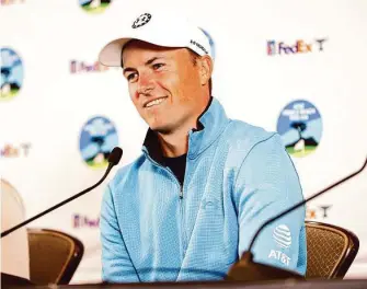  ?? Scott Strazzante/The Chronicle ?? Jordan Spieth arrives at Pebble Beach as the No. 16 player in the world, a 13-time PGA Tour winner — including the AT&T in 2017 — and three-time major champion.