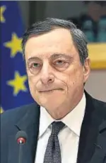  ?? EMMANUEL DUNAND / AFP ?? Mario Draghi