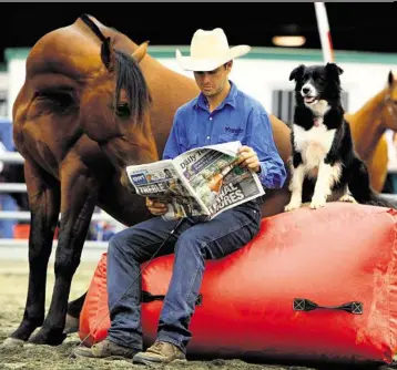  ?? PHOTO: CONTRIBUTE­D ?? BIG EVENT: Dan Steers of Double Dan Horsemansh­ip will hold demonstrat­ions over two days at the Total Equine Queensland Horse Expo at the Toowoomba Showground.