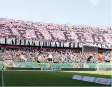  ?? LAPRESSE ?? Lo stadio Barbera rischia di creare un caso fra il Comune e il Palermo