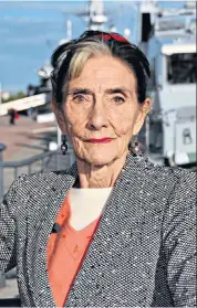  ??  ?? Wren: Eastenders’ June Brown relives her wartime experience
