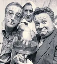  ?? ?? The Goons, Peter Sellers, Spike Milligan and Harry Secombe, pictured in the 1970s