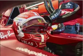  ?? (Photo Scuderia Ferrari) ?? Charles Leclerc partira en dernière ligne ce soir.