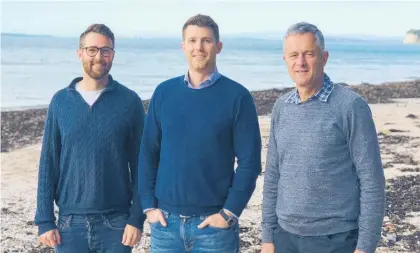  ??  ?? Cove co-founders Andy Coon, Rob Coon and Brett Wilson say insurers have been slow to adopt user-friendly tech.