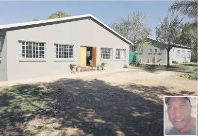  ?? Picture: Instagram ?? COLD COMFORT. The Lotto funding for Denzhe to build a new rehab centre was used by Lesley Ramulifho, inset, to rebuild an existing rehab. The new centre, pictured above, is unfinished and mostly not in use.