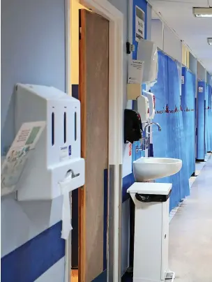  ?? ?? A general picture of an NHS hospital ward