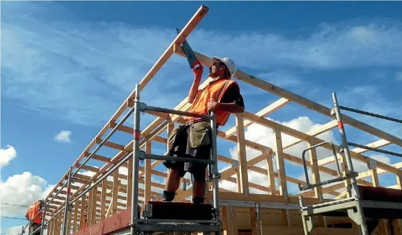  ?? SUPPLIED ?? Onehunga High School students have helped build a Habitat For Humanity house for a family in Dargaville.