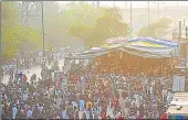  ??  ?? People during the protest against CAA, NPR and NRC at Shaheen Bagh, in New Delhi, on February 9, 2020. AMAL KS /HT PHOTO