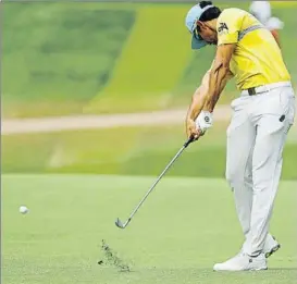  ?? FOTO: AP ?? Dos bajo par total de Rafa Cabrera después de 36 hoyos en el BMW de Filadelfia