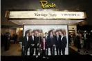  ??  ?? The cast and crew of Marriage Story at the New York premiere at the Paris Theater. Photograph: Marion Curtis/StarPix for Netflix/REX/Shuttersto­ck