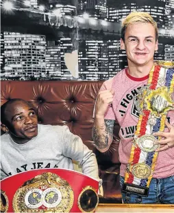  ?? / SYDNEY SESHIBEDI/ /GALLO IMAGES ?? Hekkie Budler will put his WBA Super belt on the line against IBF mini flyweight champion Hiroto Kyoguchi in Japan next month.