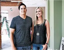  ?? HGTV ?? Tarek and Christina El Moussa, hosts of HGTV’s popular “Flip Or Flop” series, will continue to work together on the show despite the couple splitting up last year.