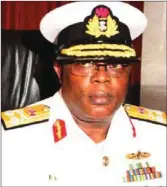  ??  ?? Chief of Naval Staff, Ibok-Ete Ekwe