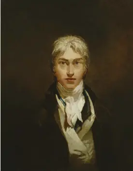  ?? FOTO: WIKIMEDIA COMMONS ?? En ung man på väg mot storhet. Porträttet antagligen målat två år innan Turner valdes in i Royal Academy (ca 1800).