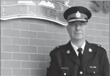  ?? Submitted photo ?? Lorne Blumhagen has been Chief of Police at the Lacombe Police Service since 2017.