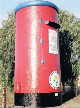  ??  ?? CHILD’S PLAY: What about building the world’s largest postbox as part of a postcardwr­iting competitio­n for schoolkids who probably have never posted a letter?