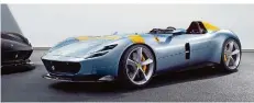  ?? FOTO: FERRARI/DPA-TMN ?? Der einsitzige Monza SP1 von Ferrari hat einen Zwölfzylin­dermotor, der über 800 PS entwickelt.