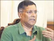  ?? HT ?? Arvind Subramania­n says his move to quit from the CEA’S post was a completely personal decision.