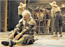  ??  ?? David Threlfall takes the lead role in Don Quixote at the Garrick Theatre, London