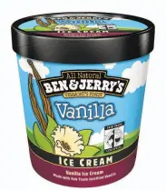  ?? Ben & Jerry’s ?? The firm behind Ben & Jerry’s and other products pulled Facebook, Twitter and Instagram ads.