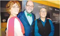  ?? ?? Renata Ramos, Sergio Vela y David Ramírez.
