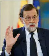  ?? KEYSTONE ?? Rajoy