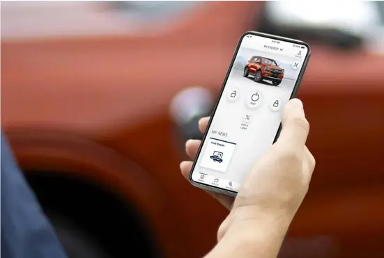  ?? PHOTOGRAPH­S COURTESY OF FORD PHILIPPINE­S ?? FORDPASS is available on mobile devices running on Android 7.0 and above and iOS 14.0 and above and can be downloaded for free from the Apple App Store and Google Play Store.