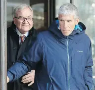  ?? STEVEN SENNE / AP PHOTO ?? William “Rick” Singer, front, founder of the Edge College &amp; Career Network, has pleaded guilty to charges in a U.S. college admissions bribery scandal.