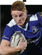  ??  ?? Primed: Cathal Marsh is relishing his out-half role for Leinster