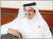  ??  ?? HE Sheikh Khalifa bin Jassim al-Thani