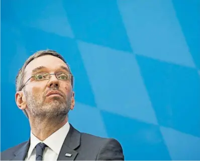  ?? LINO MIRGELER (GETTY) ?? El líder del partido ultra FPÖ, Herbert Kickl, en Múnich el 15 de febrero de 2018.