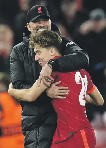  ?? AFP ?? Liverpool manager Jurgen Klopp, left, is expected to rest players for the Champions League match against Porto at Anfield tonight as the Reds have already sealed top spot in the group