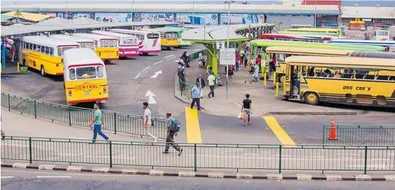  ??  ?? The Suva bus stand today.