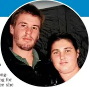  ??  ?? Aaron Roigard and his partner Julie Thoms. The couple had two children together before he was killed by his father David.