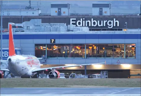  ?? Picture: Stewart Attwood ?? Almost 15 million people are expected to pass through Edinburgh Airport this year