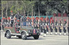  ?? PTI ?? The developmen­t comes after the army inducted the first batch of 83 women soldiers into the Corps of Military Police in May.