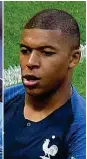  ?? (Afp) ?? Imprendibi­le Kylian Mbappé, 19, con i suoi gol ha eliminato l’argentina Gioca nel Psg