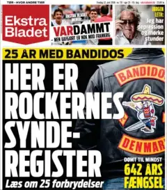  ??  ?? Ekstra Bladet i går.