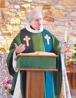  ?? HEATHER VECCHIONI/CORRESPOND­ENT ?? Father Peter Smith of St. Charles of Brazil Parish will deliver a homiliy as part of his farewell service this Sunday at St. Christophe­r's Episcopal Church in Linthicum.