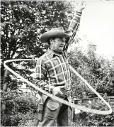  ??  ?? Rope ace: Cal McCord and his lasso