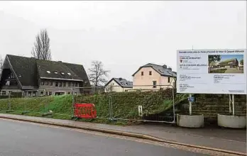  ?? Foto: Gemeinde Befort ?? Auf dem Grundstück neben dem aktuellen Sitz des Natur- und Geoparks Müllerthal soll das neue Gebäude entstehen.