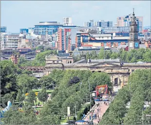  ??  ?? TRANSFORMA­TIVE: A number of infrastruc­ture programmes are set to change Glasgow. Picture: Jamie Simpson
