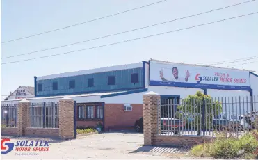  ?? ?? Solatek Motor Spares headquarte­rs at Kelvin North in Bulawayo