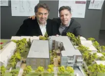  ?? PAT MCGRATH/OTTAWA CITIZEN ?? John Bassi, left, and Mark Farrell went their separate ways after university — Bassi expanding family owned Bassi Constructi­on and Farrell exploring a few fields. Gateway is their first project together.