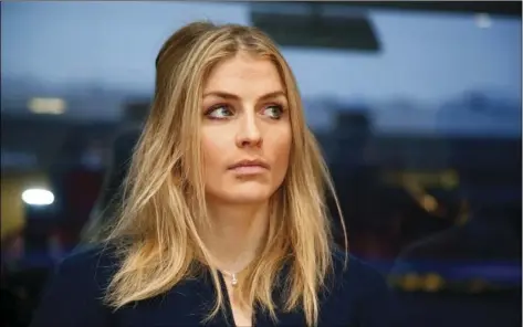  ??  ?? In this Jan. 25 file photo Norway’s cross country skier Therese Johaug waits for the start of a two day hearing of her doping case, in Oslo. Former Olympic champion Therese Johaug will miss the 2018 Winter Games after her ban in a steroid doping case...