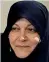  ??  ?? Vittima Fatemeh Rahbar, 55 anni