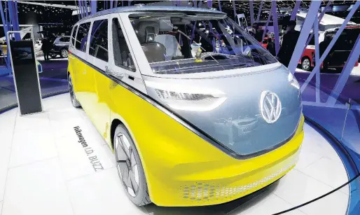  ?? PHOTO: REUTERS ?? A Volkswagen I.D. Buzz concept car.