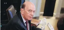  ??  ?? U.S. Commerce Secretary Wilbur Ross: “President [Donald] Trump made it clear from the beginning that we will vigorously administer our trade laws to provide U.S. industry with relief from unfair trade practices.”