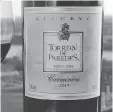  ?? ROMANOW JAMES ?? Torreon de Paredes Reserva Carmene 2014 is James Romanow’s Wine of the Week.